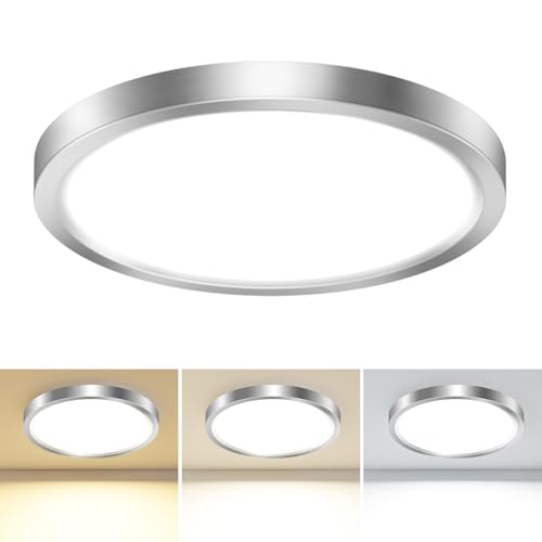 1PACK LED Flush Mount Ceiling Light Fixture Black