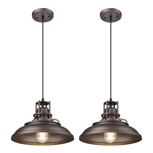 Industrial Pendant Lights Fixture (2 Count)