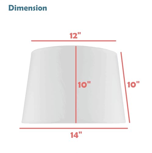 32312A Transitional Hardback Empire Shaped Spider Construction Lamp Shade in Black