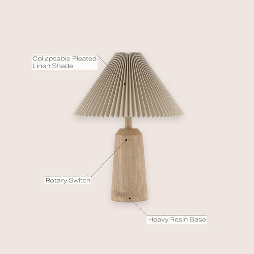 Arvid Table Lamp 20.5" Resin Metal Bedside
