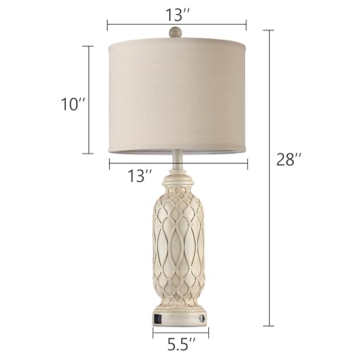 28" Table Lamps for Living Room Set of 2 (2 Count)