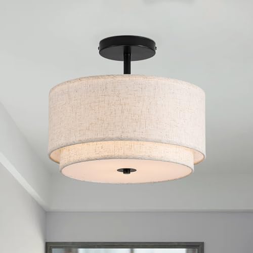 12.6inch Flush Mount Ceiling Light Fixture