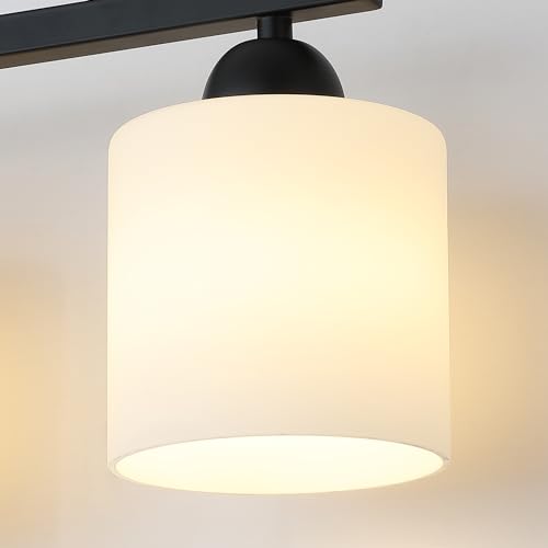 Milk Glass Vanity Lights for Bathroom (2 Count)