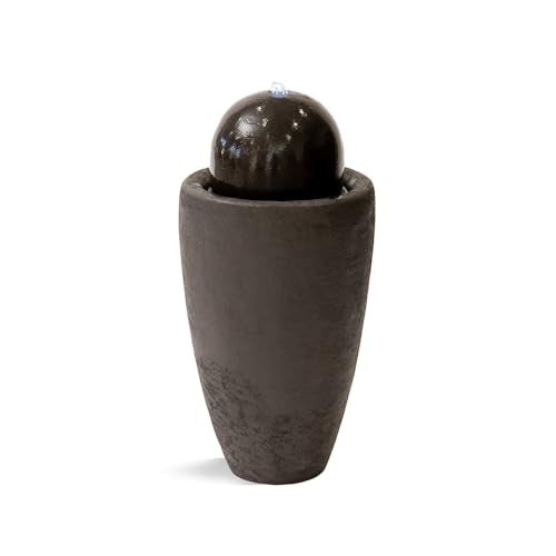 25.98" H Round Stone Indoor