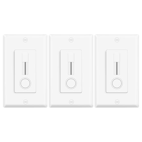 3 Pack LED Slide Dimmer Switch (3 Count)