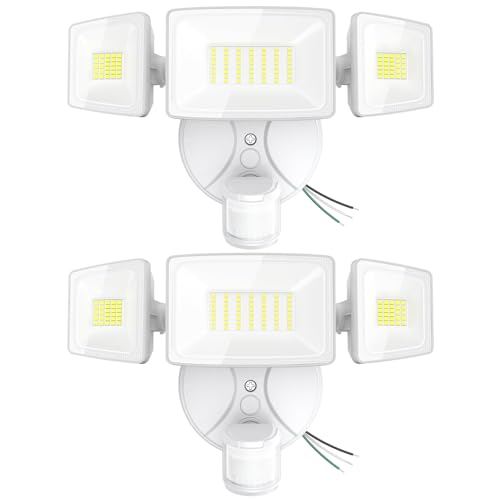 2 Pack 75W LED Motion Sensor Outdoor Lights (2 Count)