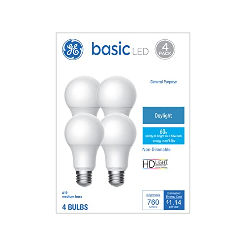Basic LED Light Bulbs (4 Count)