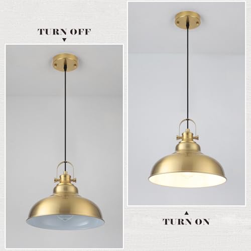 Gold Dome Pendant Light