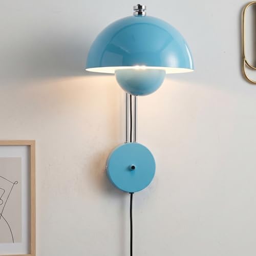 Mid Century Modern Bud Plug in Wall Sconces for Bedroom