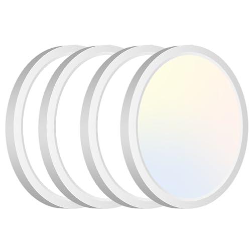 4Pack Ceiling Light Fixture Flush Mount (4 Count)