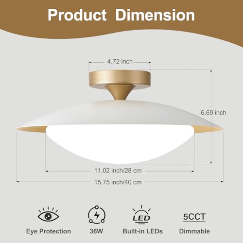 Dimmable Modern Mid