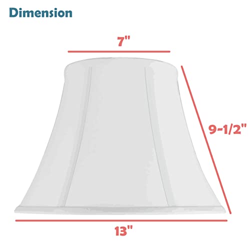 30231 Transitional Bell Shaped Spider Construction Lamp Shade