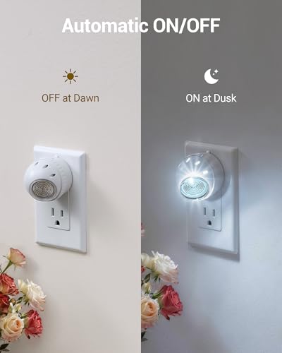 Plug in Night Lights into Wall (4 Count)