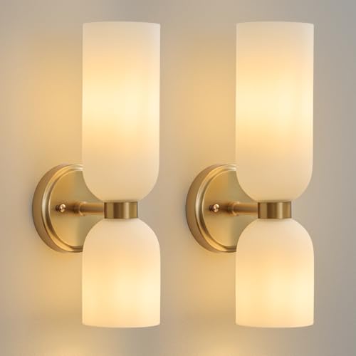 Mid Century Bathroom Wall Sconce (2 Count)