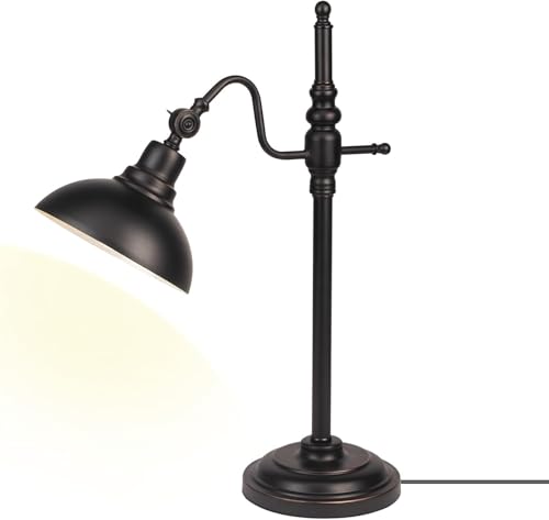 Black Farmhouse Desk Lamp