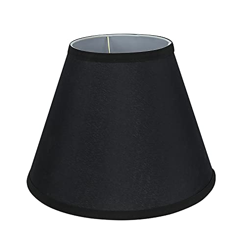 58878A Transitional Empire Shape Uno Construction Lamp Shade in Black