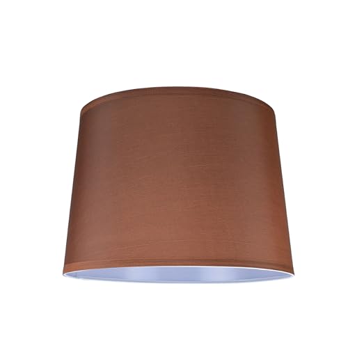 32145A Transitional Hardback Empire Shaped Spider Construction Lamp Shade in Dark Brown