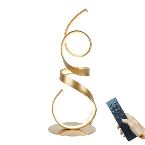 20W 2700LM 3 Colors Dimmable with Remote LED Art Table Lamp 21.6 Inch Height with Touch Switch for Living Room