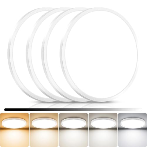 4Pack 13inch LED Flush Mount Ceiling Light (4 Count)