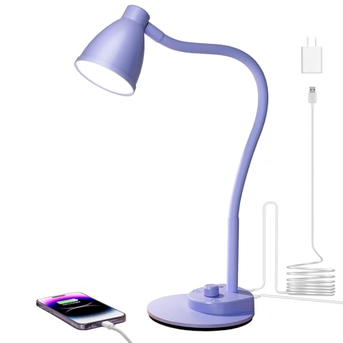 LED Desk Lamp with USB Charging Port