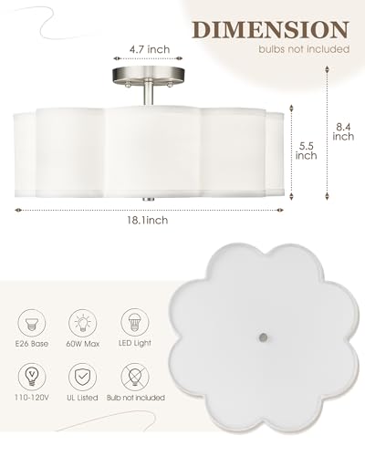 Semi Flush Mount Ceiling Lights