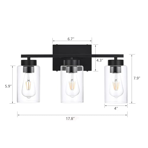 3 Light Bathroom Vanity Light