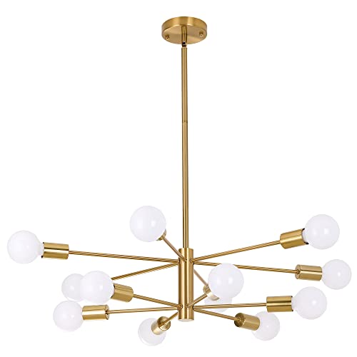 12 Light Modern Sputnik Chandelier