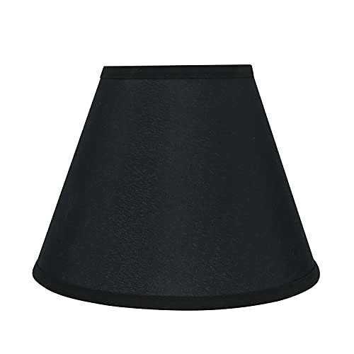 58878A Transitional Empire Shape Uno Construction Lamp Shade in Black