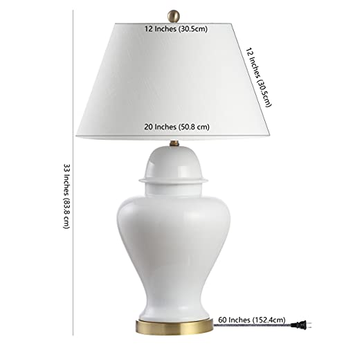 Sagwa 33" Modern Ceramic Ginger Jar Living Room Lamp