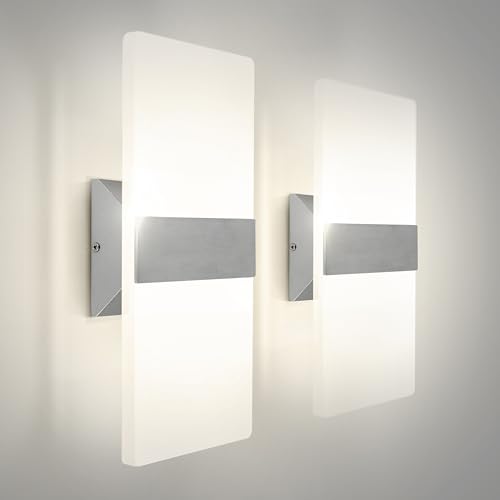 14 Inch Indoor LED Wall Sconce (2 Count)