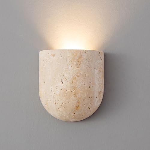Natural Travertine Wall Sconce