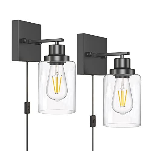 Plug in Wall Sconces Set of 2 (2 Count)