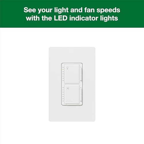 Maestro Fan Control and Light Dimmer for Dimmable LEDs