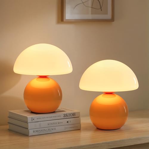 Mushroom Lamp Table Lamp for Bedroom (2 Count)