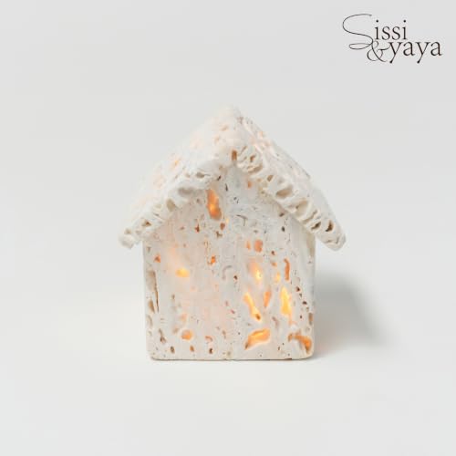 Mini House Shape Marble Table Lamp
