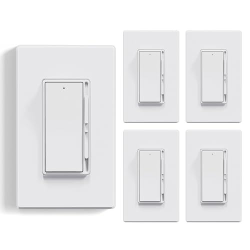 Dimmer Light Switch for 300W Dimmable LED (5 Count)