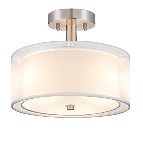 3 Light Semi Flush Mount Ceiling Light Fixture