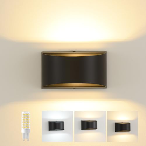 Black Modern LED Wall Sconces