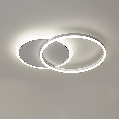Chaners Ceiling Light LED Ceiling Light Ring Design Lighting Dimmable with Remote Control Lights for Living Room Bedroom Hallway