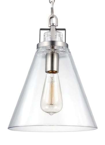 Generation Lighting P1370SN Frontage Glass Pendant Lighting