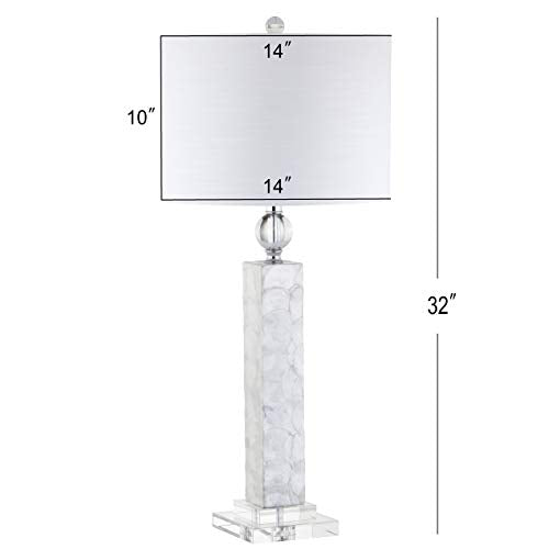 Bailey 32" Mother of Pearl Crystal Table Lamp