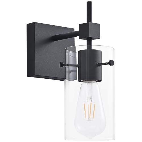 1 Light Vintage Vanity Light Bathroom Light Fixture Over Mirror Wall Sconces Black Bathroom Lighting