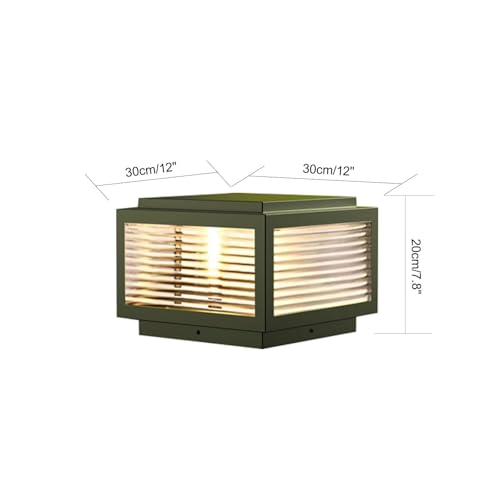 Solar Outdoor Post Light 12X12in