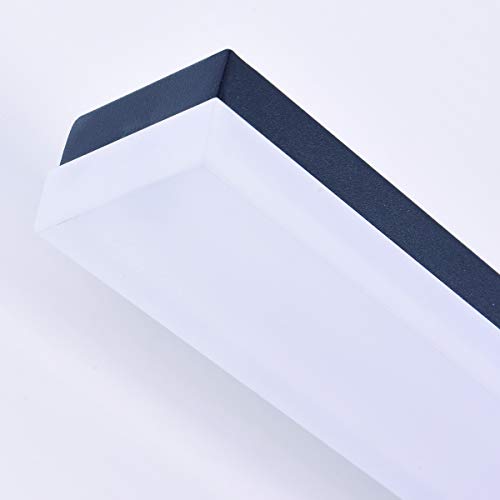 48in Modern LED Vanity Lights for Bathroom Black