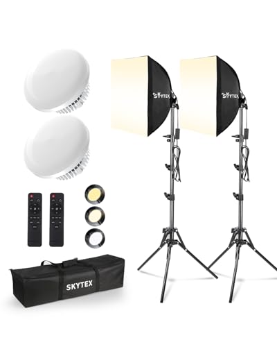 Softbox Lighting Kit 16x16in Soft Box 2Pack Upgrade 135W 2700