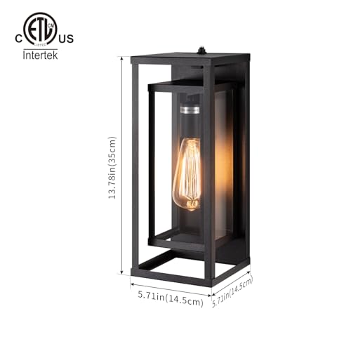 14" Dusk to Dawn Outdoor Wall Sconce