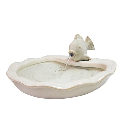 Sunnydaze 7" Fish Spout Tabletop Water Fountain
