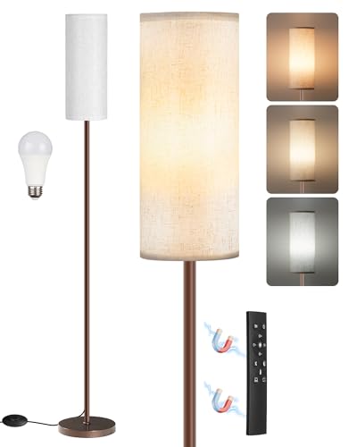 Dimmable Floor Lamps for Living Room with Remote and Foot Switch