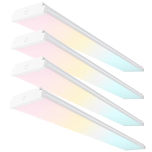 4FT 7" W LED Wraparound Light with 3 Wattages (4 Count)