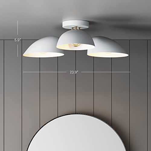 Argo Semi Mount Flush Ceiling Light